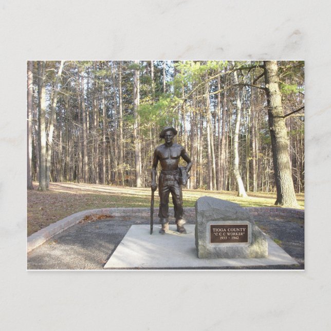 Postal Estatua del Gran Cañón de Pa.JPG (Anverso)