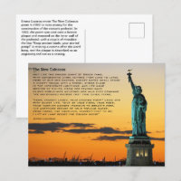 Estatua del poema Liberty, el nuevo coloso