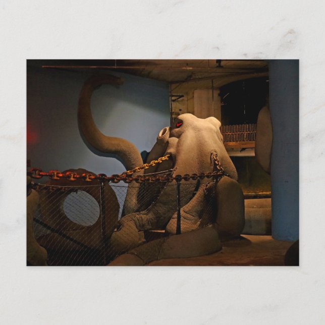 Postal Estatua del pulpo (Anverso)