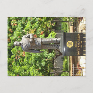 Postal Estatua del Rey Kalakaua, Honolulu, HI