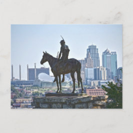 Postal Estatua del Scout, Kansas City, Misuri