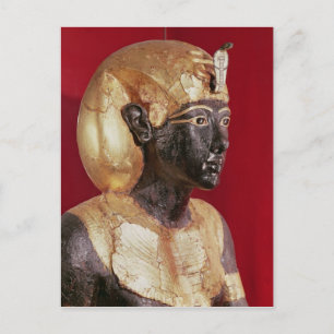 Postal Estatua del tamaño de la vida de Tutankhamun