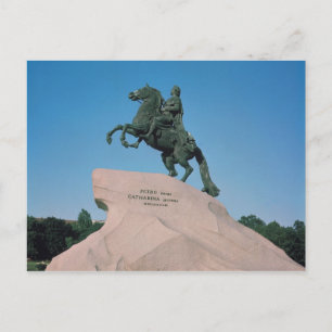 Postal Estatua ecuestre de Pedro I el Grande, 1782