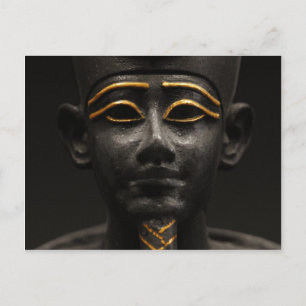 Postal Estatua egipcia de Osiris