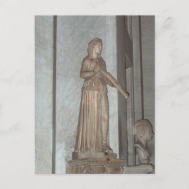 Postal Estatua en el Museo Vaticano en Roma, Italia