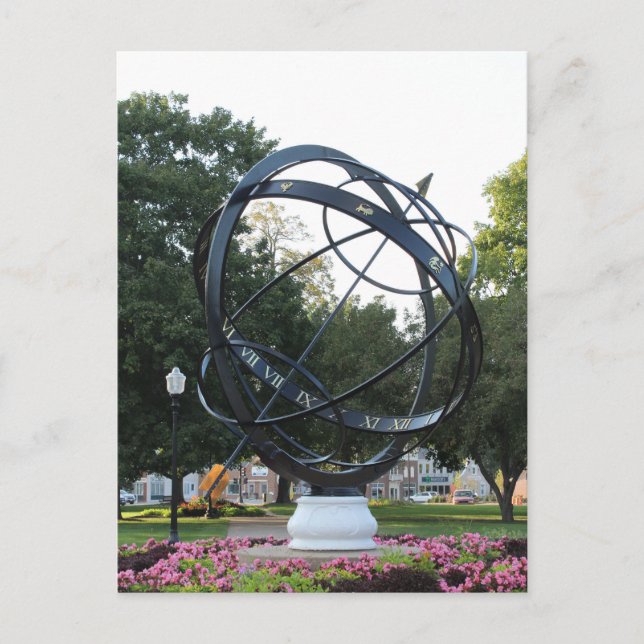 Postal Estatua en Pella Iowa (Anverso)