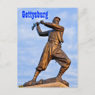 Postal Estatua IV de Gettysburg