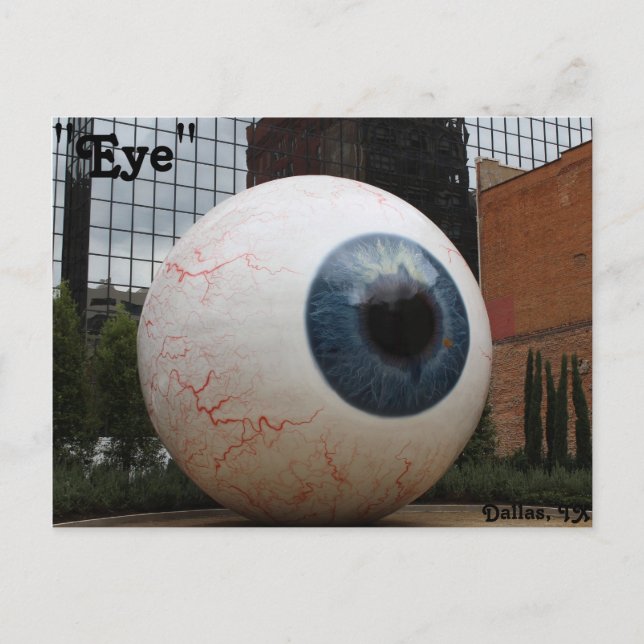 Postal Estatua ocular # 1 (Anverso)