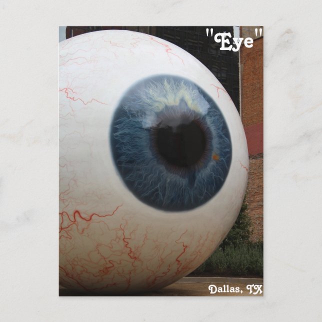 Postal Estatua ocular # 2 (Anverso)