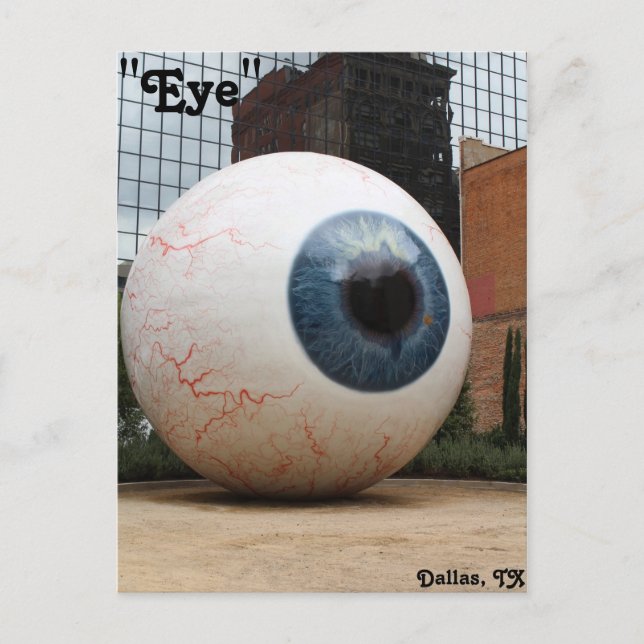 Postal Estatua ocular # 3 (Anverso)