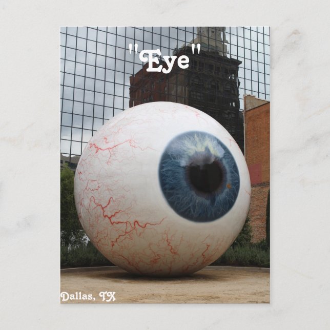 Postal Estatua ocular # 4 (Anverso)