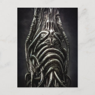 Postal Estatua oscura de un antiguo horror de Eldritch