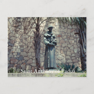 Postal Estatua San Antonio de Padua Riverwalk