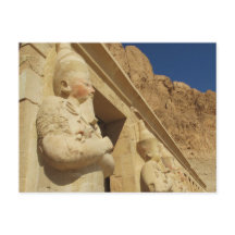 Estatuas de Hatshepsut en su tumba