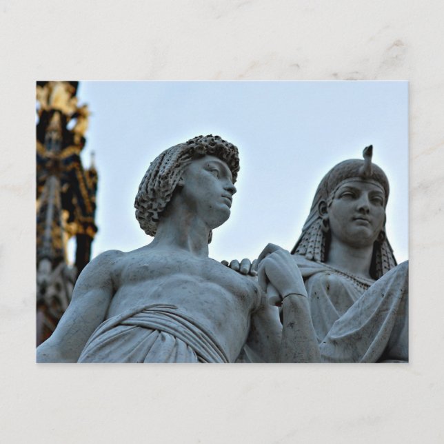 Postal Estatuas de Hyde Park (Anverso)