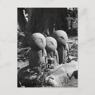 Postal Estatuas de Jizo, templo de Hase: Kamakura, Japón 