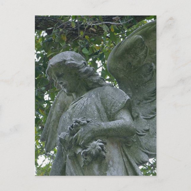 Postal Estatuas de Metairie Angels (Anverso)