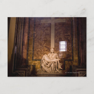 Postal Estatuas, El Vaticano, Roma, Italia