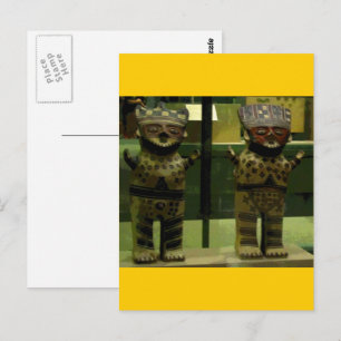 Postal Estatuas tribales