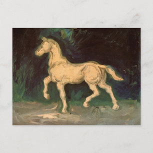 Postal Estatuilla de yeso de caballo, Bella Artes Van Gog