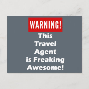 Postal ¡Este agente de viajes es el Freaking