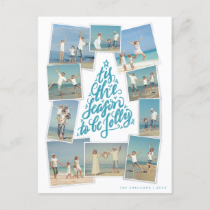 Postal Este es el collage de fotos de árbol con letras de