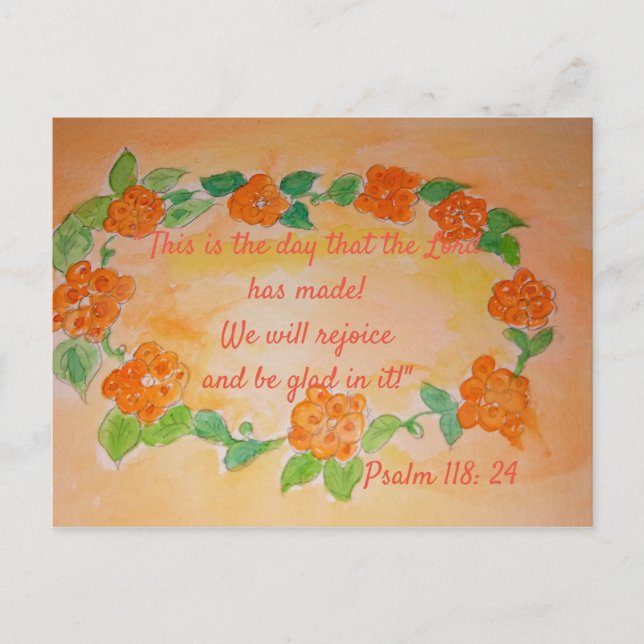 Postal ¡Este es el Día! (Anverso)