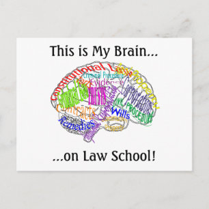 Postal Este es mi cerebro... Facultad de Derecho