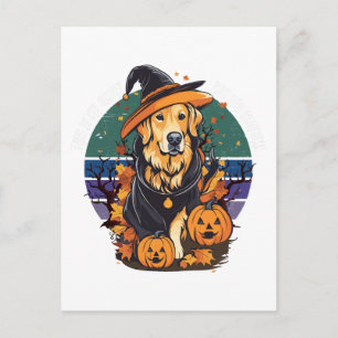 Postal Este es mi disfraz de perro aterrador del día del