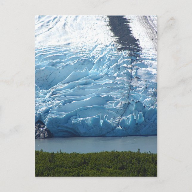 Postal Este es un hermoso glaciar Alaska (Anverso)