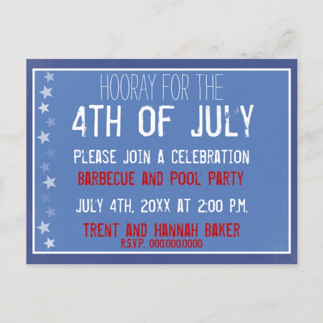 Postal estelar de Chalkboard (Anverso)