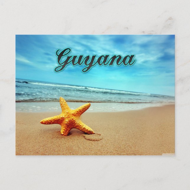 Postal Estepa de Guyana (Anverso)