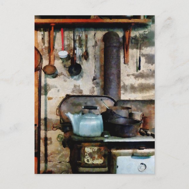 Postal Esterca Con Té Kettle (Anverso)