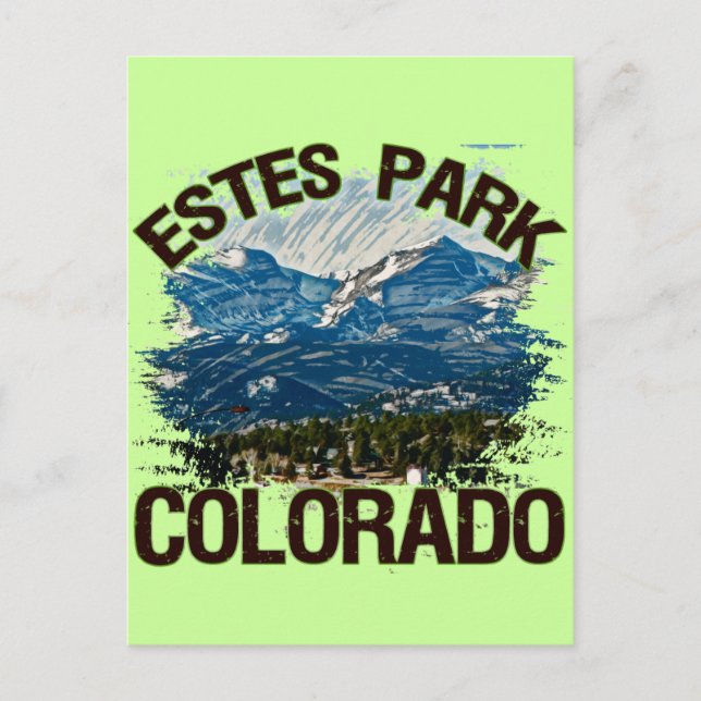 Postal Estes Park, Colorado (Anverso)