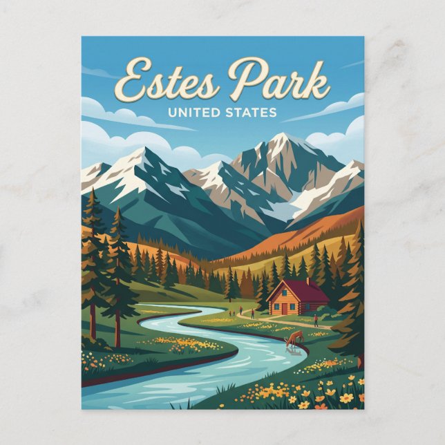 Postal Estes Park Colorado (Anverso)