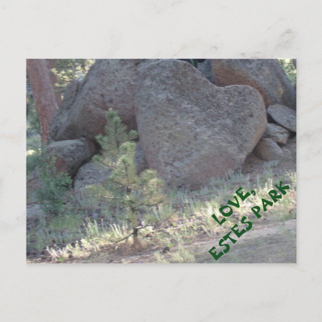 POSTAL ESTES PARK LOVE. (Anverso)