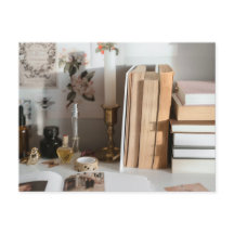 Estética de escritorio vintage acogedor