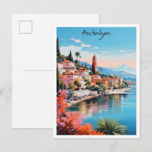 Postal Estética de viaje a Antalya Turquía