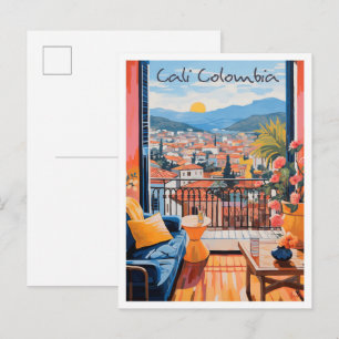 Postal Estética de viaje a Cali Colombia