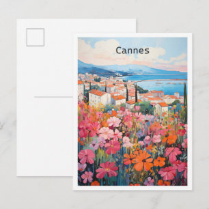 Postal Estética de viaje a Cannes Francia