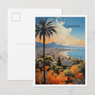 Postal Estética de viaje a Cannes Francia
