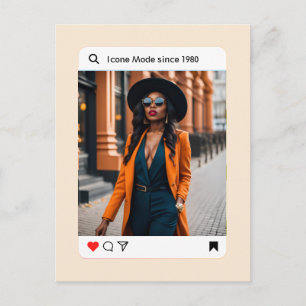 Postal Estética moderna foto instagram elegante
