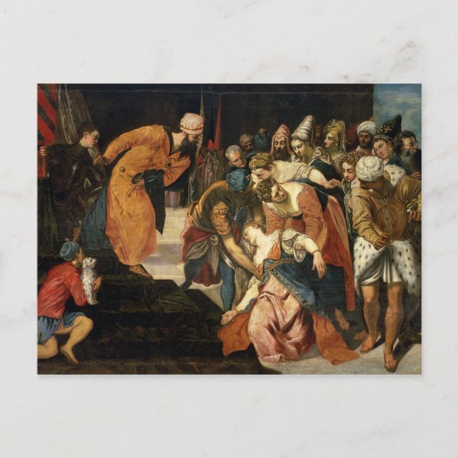 Postal Esther antes de Ahasuerus, 1548 (Anverso)