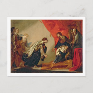Postal Esther frente a Ahasuerus, c.1645-50 (aceite sobre