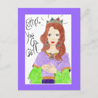 Postal "Esther - ¡Vete, Chica!"