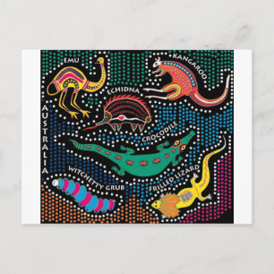 Postal Estilo aborigen