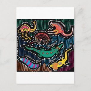 Postal Estilo aborigen