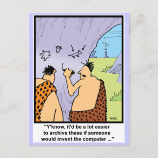 Postal Estilo Caveman