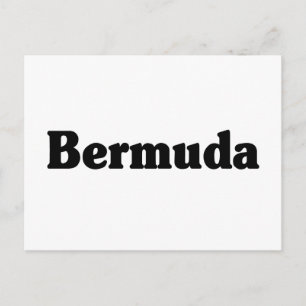 Postal Estilo clásico de las Bermudas