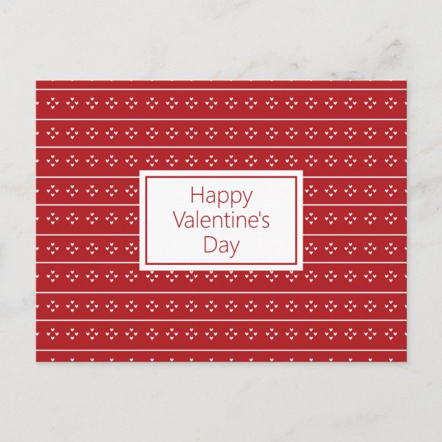 Postal Estilo Corazones Lindos 4 (Anverso)